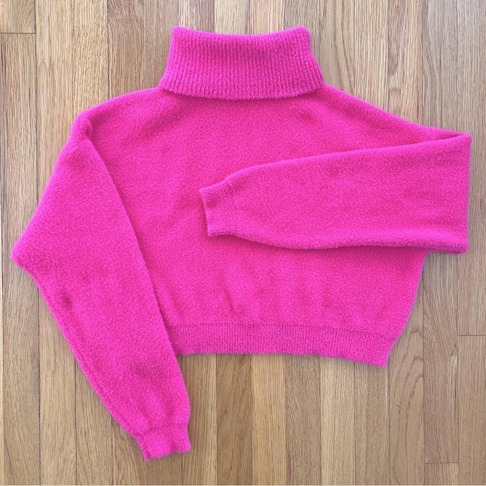 🎉HP🎉 Zara Cropped Turtleneck, Medium